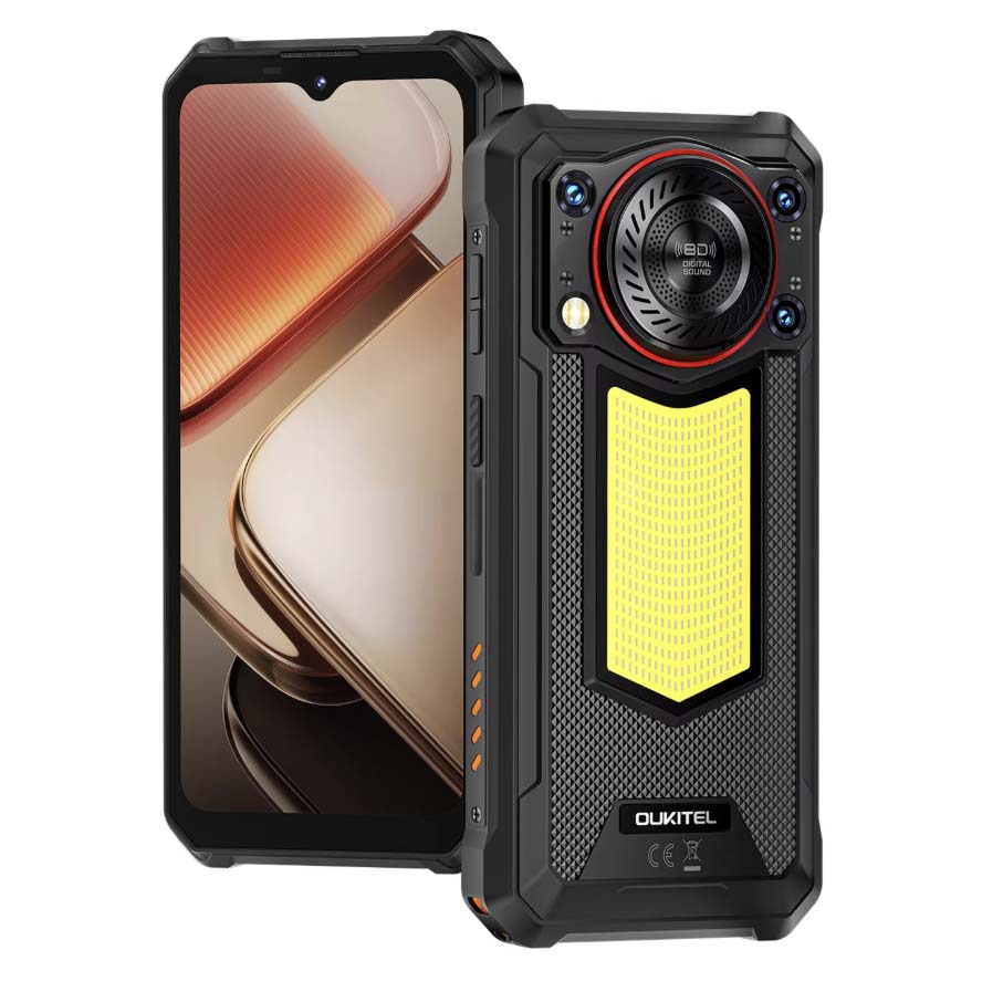 Negro - Batería de alto rendimiento de 11000 mAh - 16 GB de RAM + 256 GB de almacenamiento